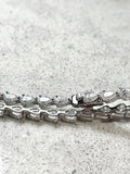 Pear shaped tennis bracelet