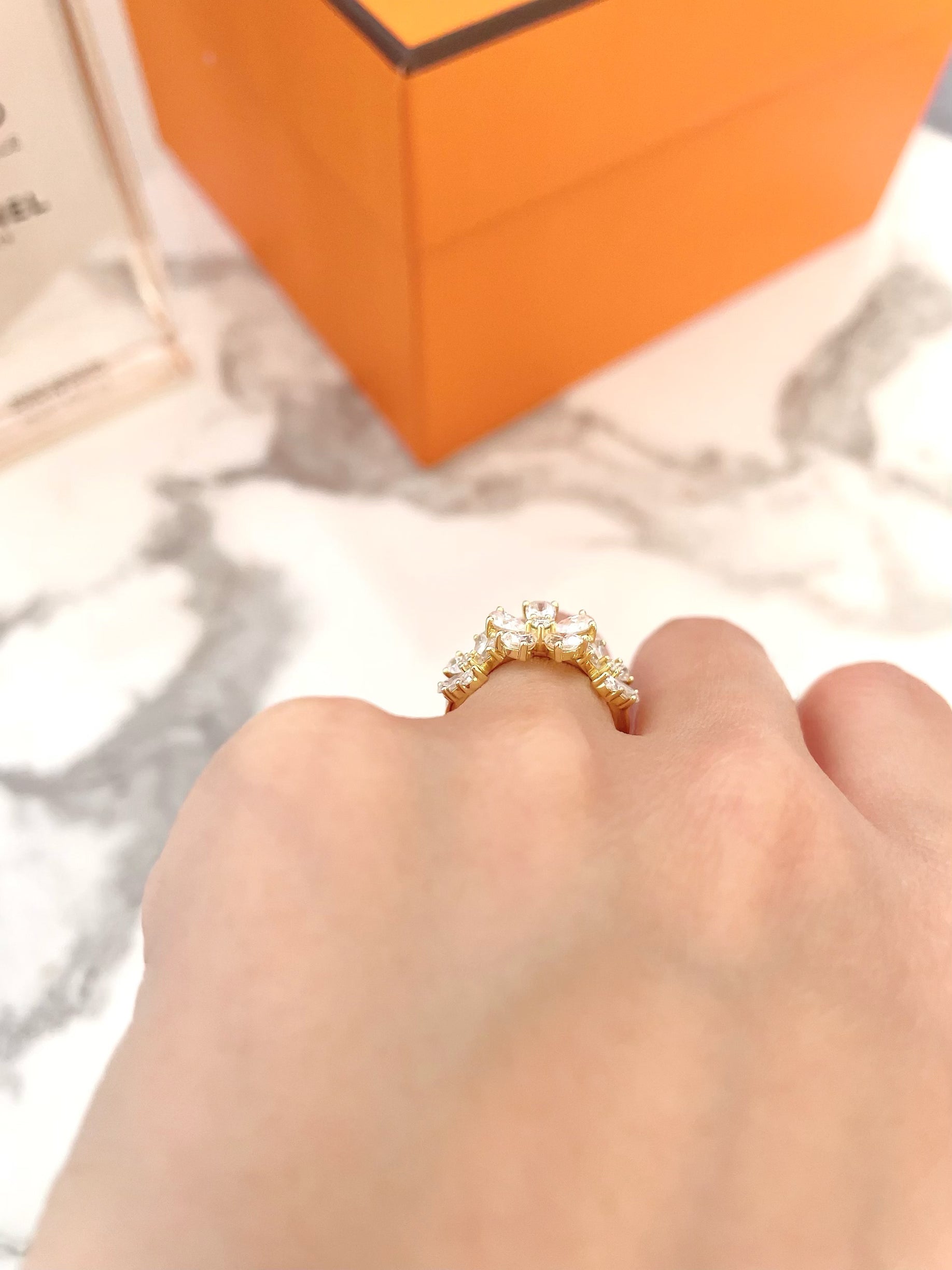 Blooming flower ring ‐ 3 flowers ‐ – bosslady tokyo