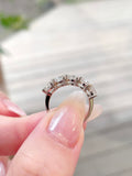 S様 Custom order heart shaped half eternity ring YG(日本サイズ4.5号)